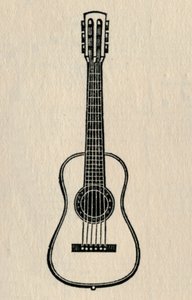 Guitaren, 1895. af Unbekannt