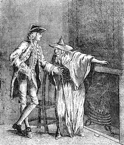 The Gypsey conversing with ye Inspector General of Great Britain, c1753 af Unbekannt