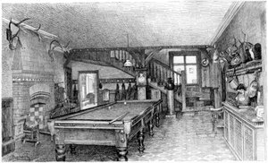 Salen i Silverbeck, c1880-1882 af Unbekannt