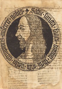 Kristi hoved, ca. 1500. af Unbekannt