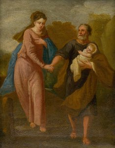 Den hellige familie af Unbekannt