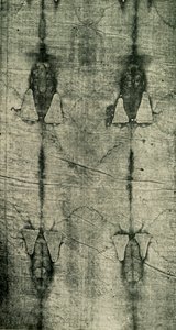 The Holy Shroud - Imprint of the Body: Front View, 1902. af Unbekannt