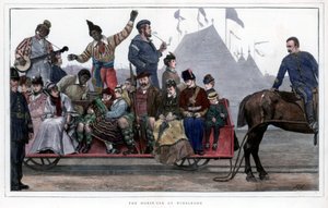 Hestevognen i Wimbledon, 1872 af Unbekannt