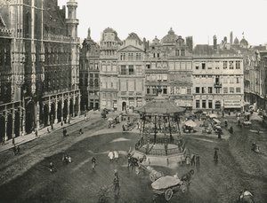 Hotel de Ville, Bruxelles, Belgien, 1895. af Unbekannt