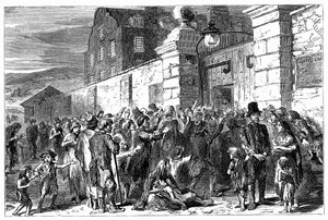 Den irske hungersnød, 1845-1849, 1900 af Unbekannt