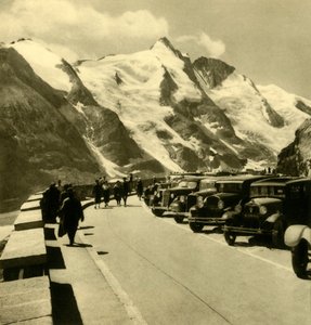 Kaiser-Franz-Josefs-Höhe-udkigsstedet på Grossglockner High Alpine Road, Østrig, c1935. af Unbekannt