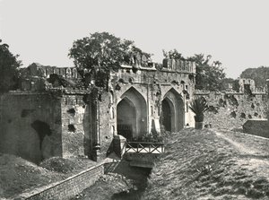 Kashmiri-porten, Delhi, Indien, 1895. af Unbekannt