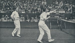 Kongen som græsplæne-tennisspiller, 1926, 1937. af Unbekannt