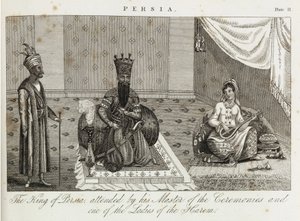 Kongen af Persien, c 1810-1829 af Unbekannt