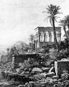 Kiosken, Philae-templet, Egypten, 1881 af Unbekannt