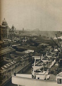 Landingsstadiet i Liverpool, 1936 af Unbekannt