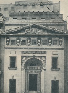 The Leadenhall Street Entrance of Lloyds, 1936 af Unbekannt