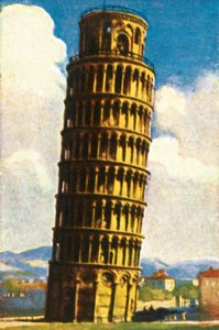 Det skæve tårn i Pisa, c1928. af Unbekannt