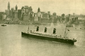 The Leviathan i New York, c1930. af Unbekannt