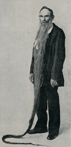 Det længste skæg nogensinde, 1896, 1910 af Unbekannt