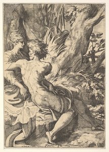De elskende, 1600-tallet. af Unbekannt