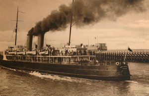 The Mail-Steamer City of Antwerpen, c1928 af Unbekannt