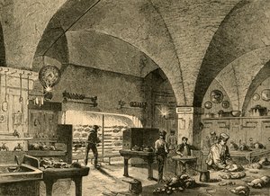 The Mansion House Kitchen, 1897. af Unbekannt