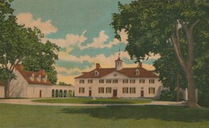 The Mansion and Court Yard, 1946 af Unbekannt