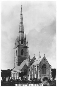 The Marble Church St Margarets Church, Bodelwyddan, nordlige Wales, 1936 af Unbekannt