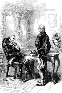 Marquis de Lafayette med George Washington, c1775-1781 c1880 af Unbekannt