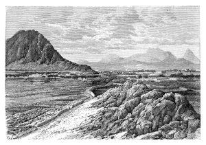 Marsha-passet, nord for Kandahar, Afghanistan, 1895 af Unbekannt