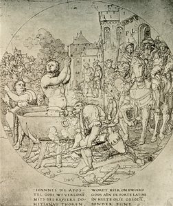 The Martyrium of St John the Evangelist, c1600-tallet, 1908. af Unbekannt