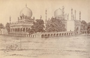 Mausoleet for Ibrahim Shah, konge af Bijapur, i Bijapur, 1821, 1936. af Unbekannt