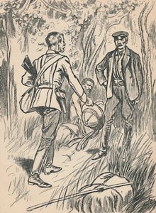Mødet mellem Stanley og Livingstone, c1907 af Unbekannt