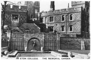 Memorial Garden Eton College, 1936 af Unbekannt