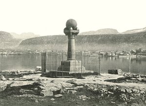 Meridiansøjlen, Hammerfest, Norge, 1895. af Unbekannt