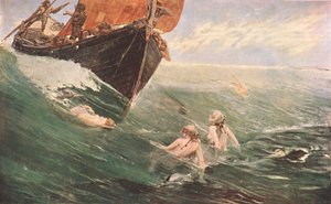 The Mermaids Rock, 1894, c1902. af Unbekannt