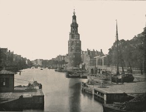 Montelbaanstoren, Amsterdam, Holland, 1895. af Unbekannt