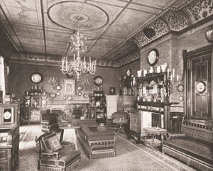 The Morning Room, Clarence House, London, 1894. af Unbekannt