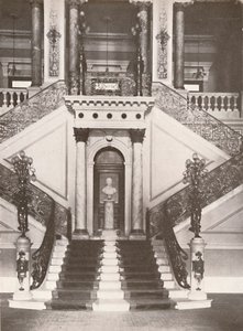 Nationalbibliotekets trappe, 1914 af Unbekannt