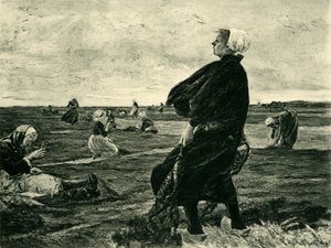 The Net-Menders, 1887-1889, 1908. af Unbekannt