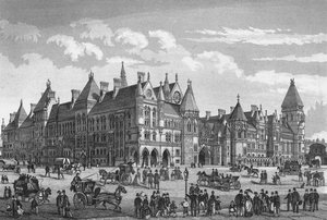 The New Law Courts, Westminster, London, c1878 1878 af Unbekannt