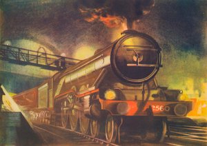 The Night Scotsman, L.N.E.R., forlader Kings Cross, 1940 af Unbekannt