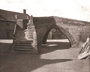 Den gamle bro ved Croyland, Lincolnshire, 1894. af Unbekannt