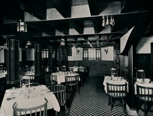The Old Kitchen på Miss Cranstons Tea House, Argyle Street, Glasgow, c1906 af Unbekannt