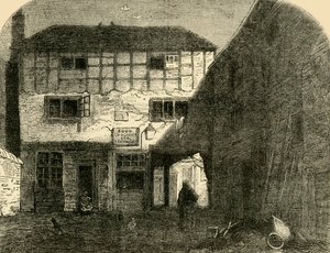 Den gamle røde løve, forfra, c1872. af Unbekannt