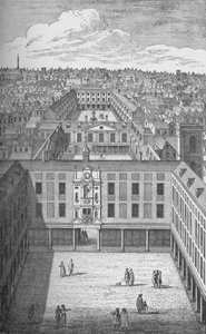 The Old St. Thomass Hospital i Bermondsey, som erstattede de tidligere klosterbygninger i 1701, af Unbekannt