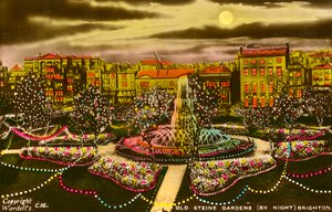 The Old Steine Gardens, Brighton, Sussex, c1940 af Unbekannt