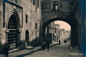 Den gamle bydel på Rhodos, Grækenland, 1936 af Unbekannt