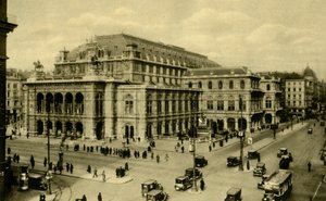 Operahuset, Wien, Østrig, c1935. af Unbekannt