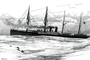 The Orient Steam Navigation Companys dampskib Orient, c1880 af Unbekannt