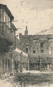The Outer Cloisters og Anne Boleyns Window, 1895 af Unbekannt