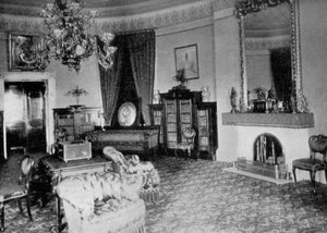 Den ovale stue i Det Hvide Hus, Washington DC, USA, 1908 af Unbekannt