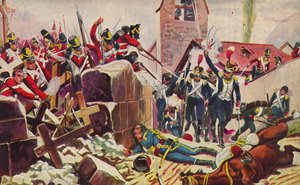 Oksen. Og Bucks. Let infanteri. Slaget i kirkegården ved Vimiero, 1808, 1939 af Unbekannt