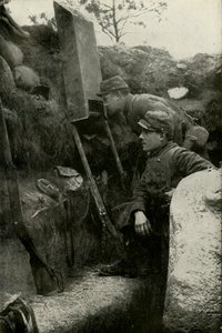 Periskopet i skyttegravene, 1919. af Unbekannt